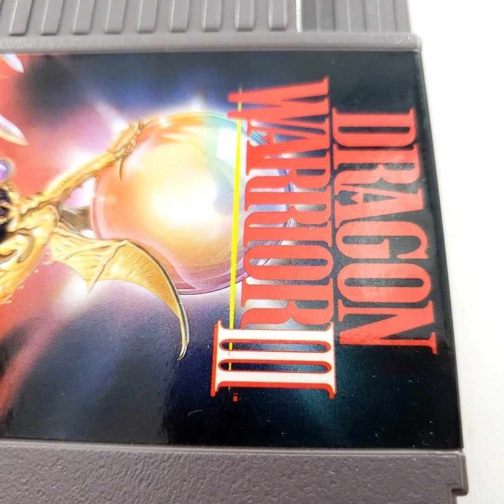 Dragon Warrior III Nintendo NES Authentic w/ Box Pristine Label No Manual Tested